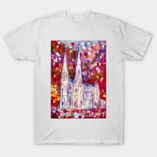 Gothic Grandeur: St. Patrick's Cathedral in New York T-Shirt